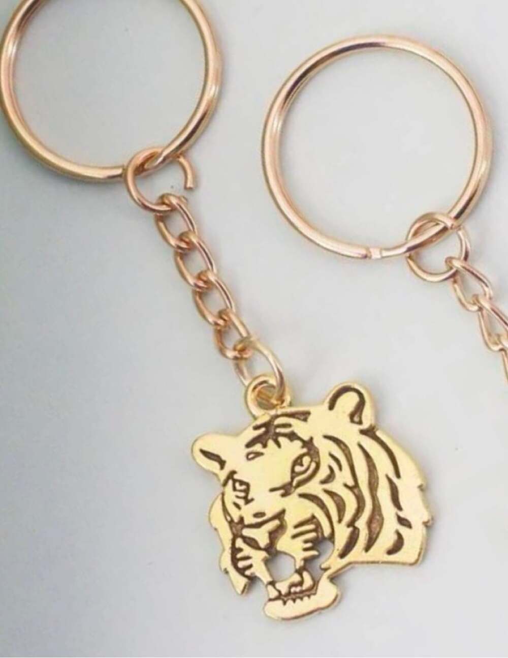 Cincinnati Bengals Gold Keychain Tiger